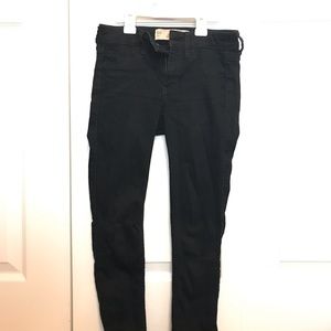 hollister black super skinny jeans